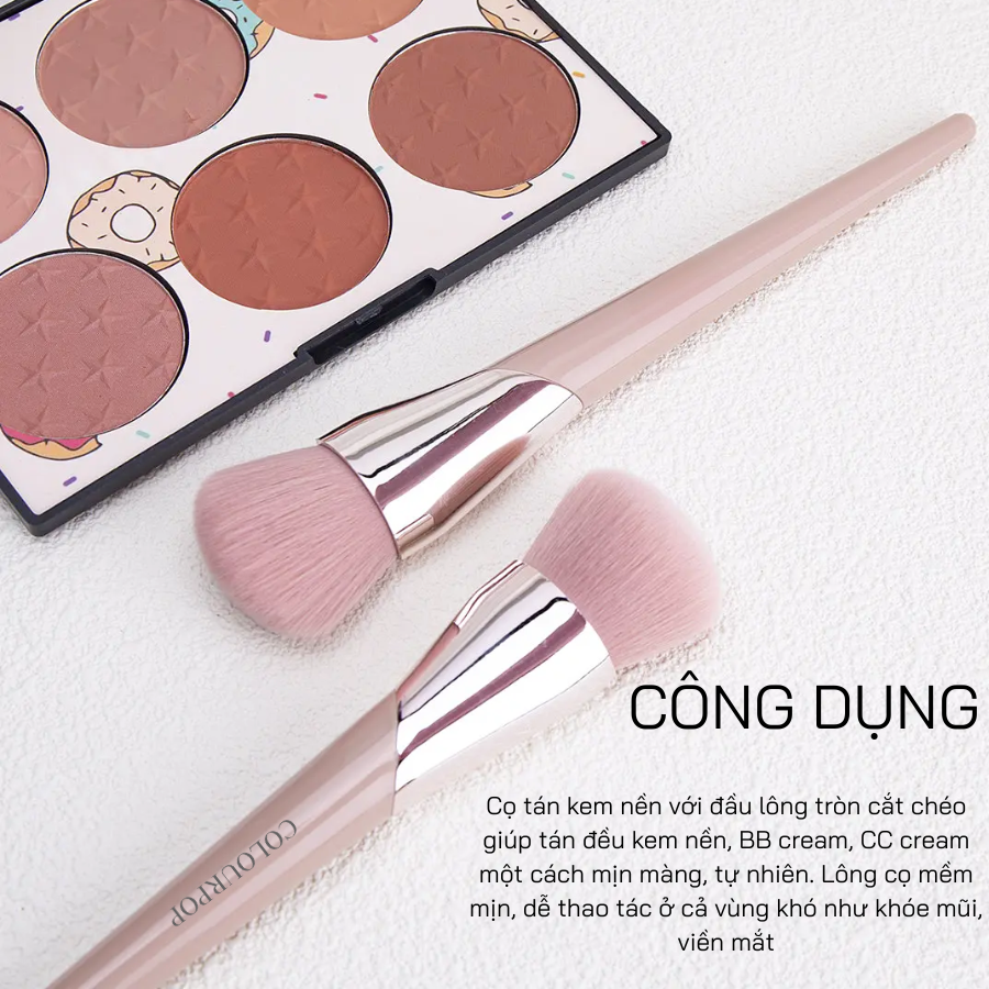 Cọ Đa Năng Tán Kem Nền Và Má Kem COLOURPOP Foundation Brush C103